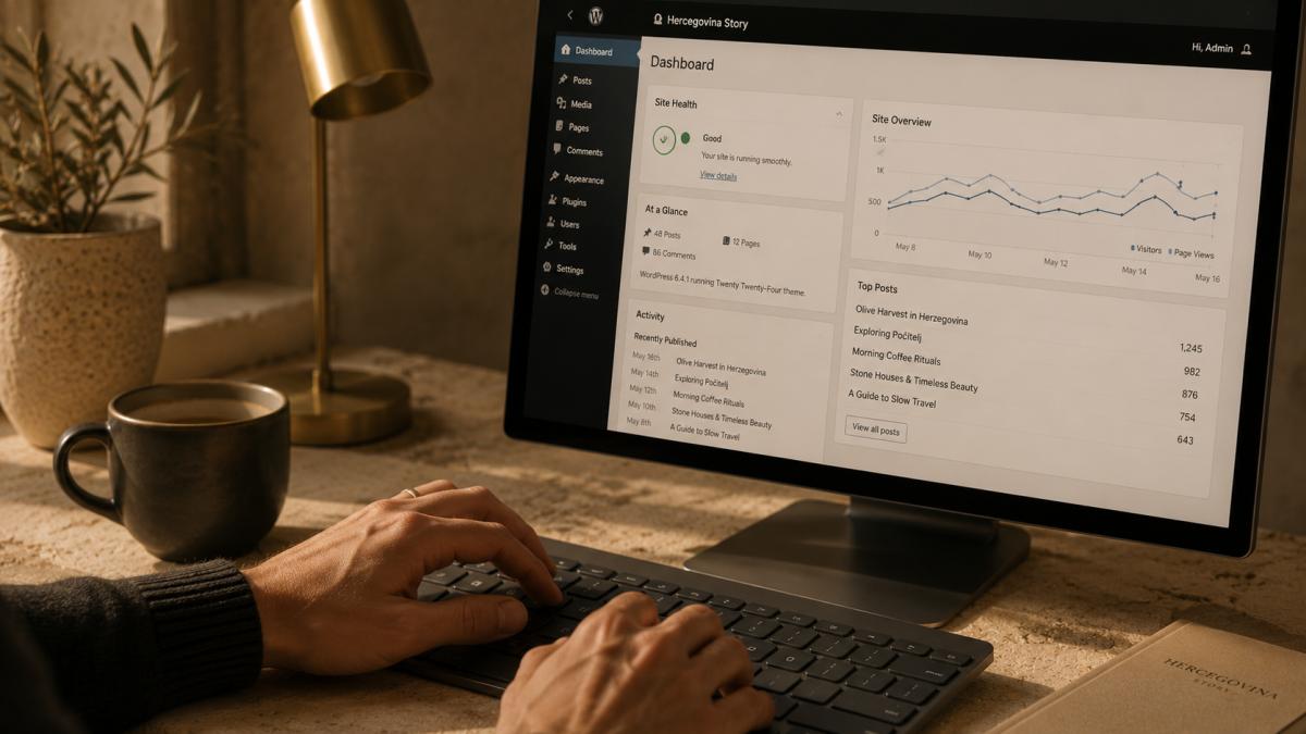 Održavanje i tehnička podrška web stranica klijentima GM Media